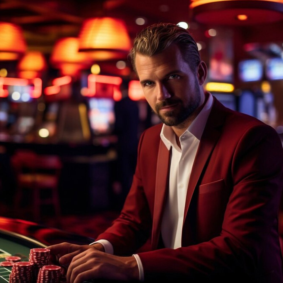smiling guy, gambling, casino